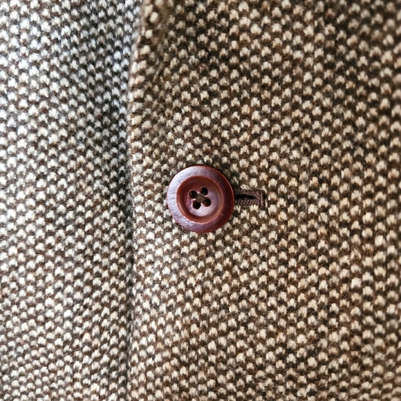 Pedro Muñoz 100% Cashmere Brown Elbow Patch Blazer, 52 EUC - Picture 4 of 10